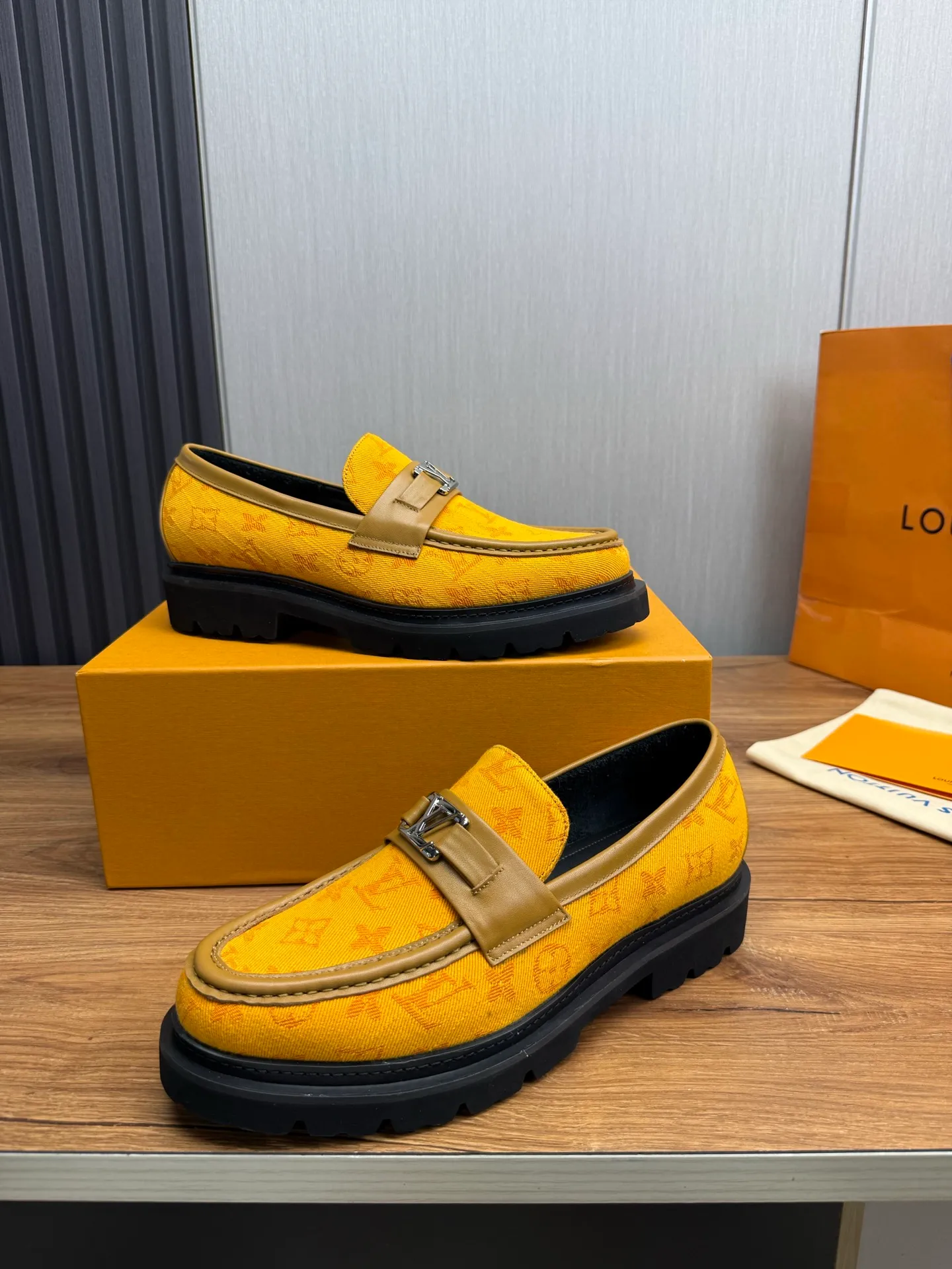 Factory 680💰 LV. Men's business casual leather shoes, all made of imported original brand leather, just to create a more comfortable wearing experience, original non-slip and wear-resistant outsole ✔️16-45 (38.45 non-returnable)